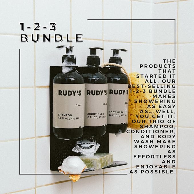 Rudy's No. 2 Conditioner - Repairs and Strengthens Hair - Natural Ingredients, Sulfate & Paraben Free (16 fl oz)