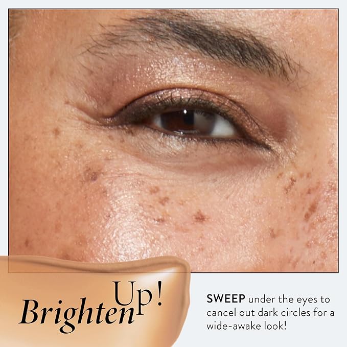 LAURA GELLER NEW YORK The Bright Stuff Illuminating Under Eye Concealer with Cooling Metal Tip - Light Coverage (01 Porcelain)