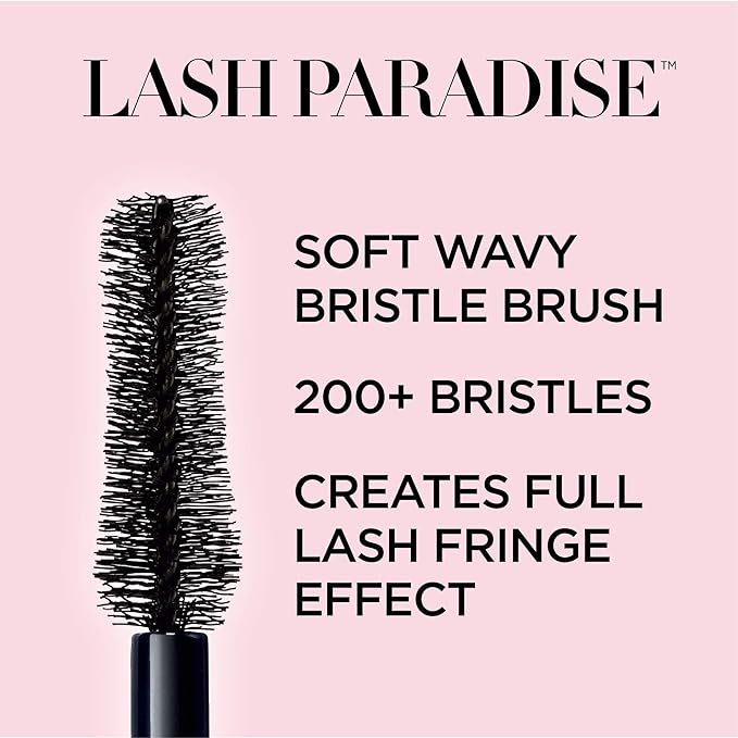 L'Oreal Paris Voluminous Lash Paradise Waterproof Mascara, Volumizing, Lengthening and Thickening Eye Makeup For Fuller-Looking Lashes, Black, 0.25 Fl Oz