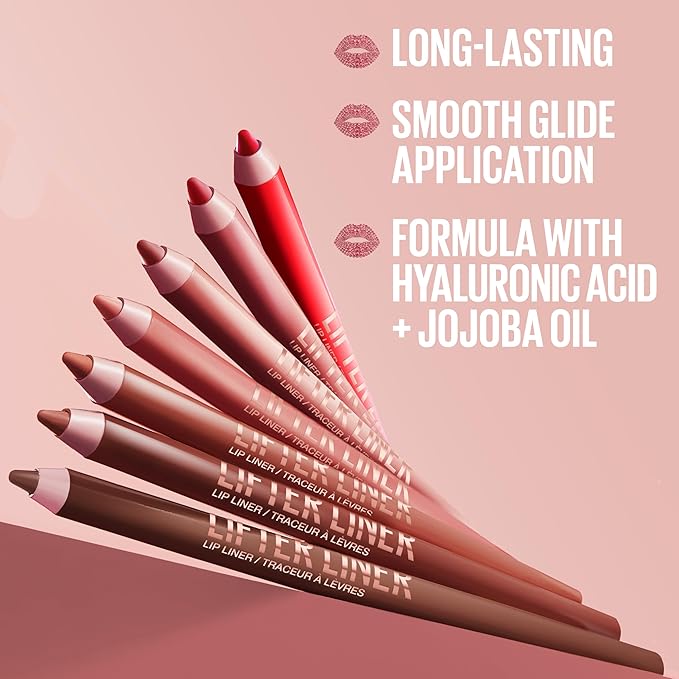 MAYBELLINE Lifter Liner Lip Liner Makeup, Lip Pencil with Hyaluronic Acid For A Fuller, Lifted Make Up Look, Fit Check, 1 Count