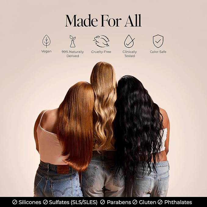 LolaVie Glossing Detangler - 5 oz - Delivers 15x Softer, Smoother Hair & 99% Reduction in Flyaways - 450-Degree Heat Protectant - Color Safe - All Hair Types