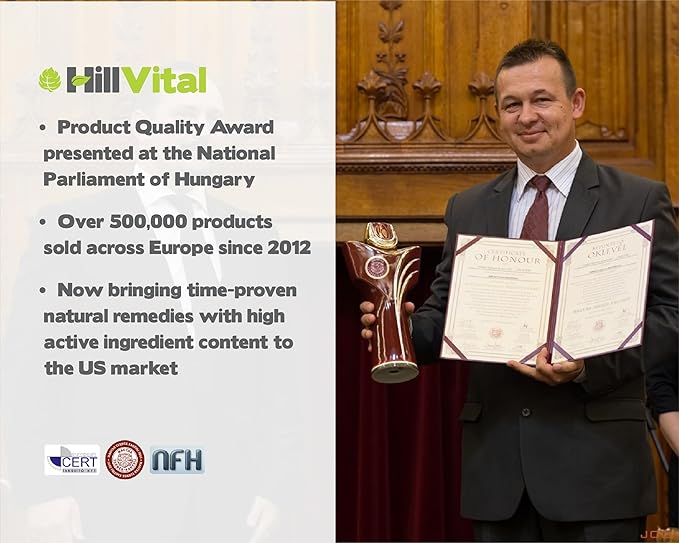 HillVital Maximum Balm Joint Comfort Cream – Extra Strength Arnica Gel Relief, Non-Greasy Joint & Muscle Support Cream for Shoulder, Elbow, Stiff Hands or Fingers, Feet and Knees for Carefree Motion