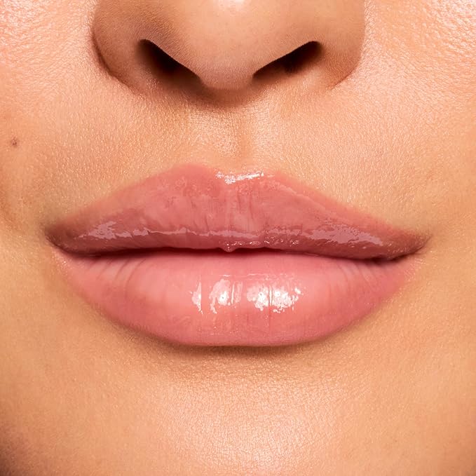 ColourPop Fresh Kiss Glossy Lip Balm - Hydrating Lip Care Enriched with Peptides, Hyaluronic Acid, Shea Butter & Vitamin E for an Ultra-Cushiony Formula - Strawberry Milk (0.49 oz)