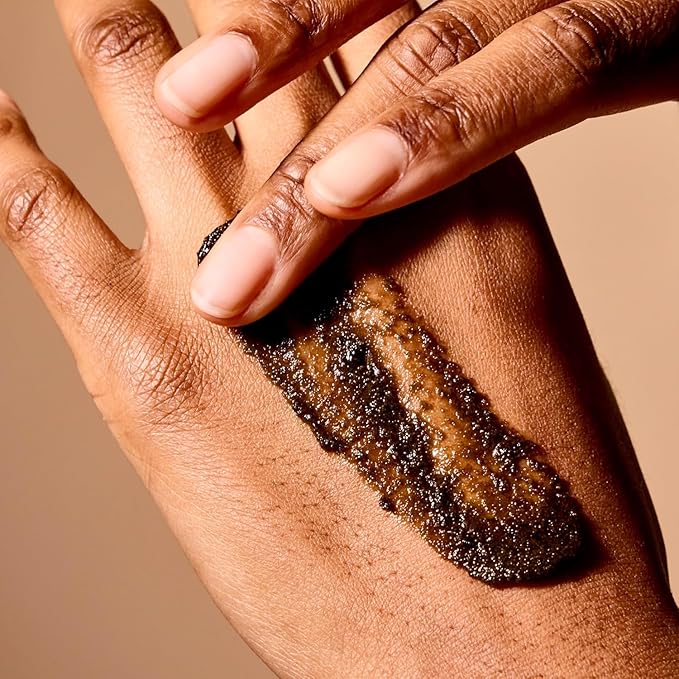 Acure Brightening Body Scrub - Exfoliating Body Scrub with Sea Salt, Scrubber for Men & Women to Smooth Sensitive Skin & Remove Dead Skin Cells, Exfoliator with Clay & Niacinamide - 6 fl oz (2 Pack)