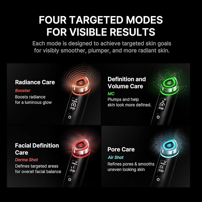 medicube Age-R Booster Pro | 6-in-1 Real Glass Glow Beauty Massager | Looking Glass Skin | Korean Skin Care