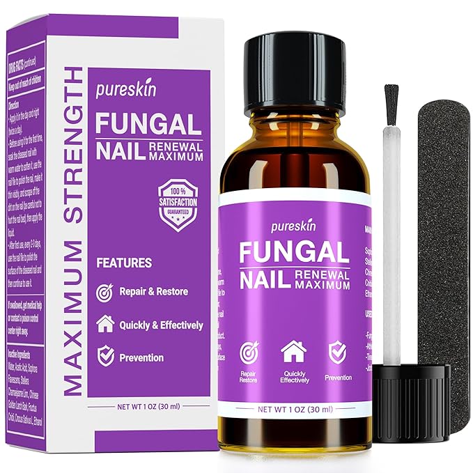 Toenail Fungus Treatment Extra Strength: Nail Fungus Treatment for Toenails and Fingernail for Damaged Discoloration Nails 1.0 Oz （New Formula）