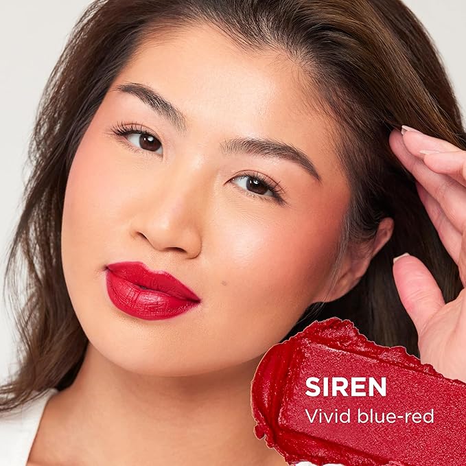 HALEYS Re-mark Dual Ended 2-in-1 Lipstick & Liner (Siren), Blue Red Lip Combo Sets, Creamy Matte Moisturizing Lipstick for Women, Precision Lip Liner, Expertly Paired Lip Liner and Lip Stick Combo