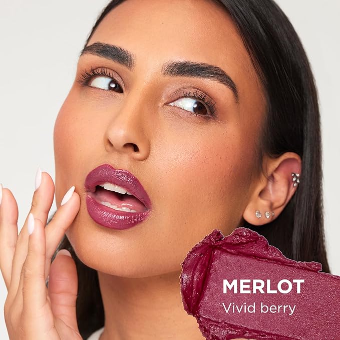 HALEYS Re-mark Dual Ended 2-in-1 Lipstick & Liner (Merlot), Berry Lip Combo Sets, Creamy Matte Moisturizing Lipstick for Women, Precision Lip Liner, Expertly Paired Lip Liner and Lip Stick Combo