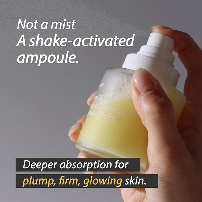 Shake-Activated Ampoule Serum Spray – Dual-Phase Plumping & Firming with Bakuchiol & Exosome (80ml)