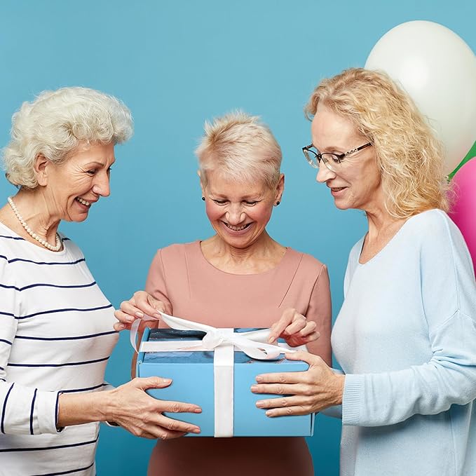 50th Birthday Gifts for Her, Happy 50th Birthday Basket Gifts Box for Women Grandma Mom Wife Sister Best Friend Coworker Bestie, 50 Year Old Birthday Gifts for Women