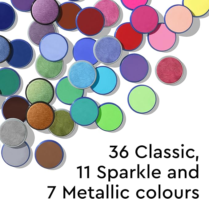 Snazaroo Classic Face and Body Paint, 18.8g (0.66-oz) Pot, Dark Blue