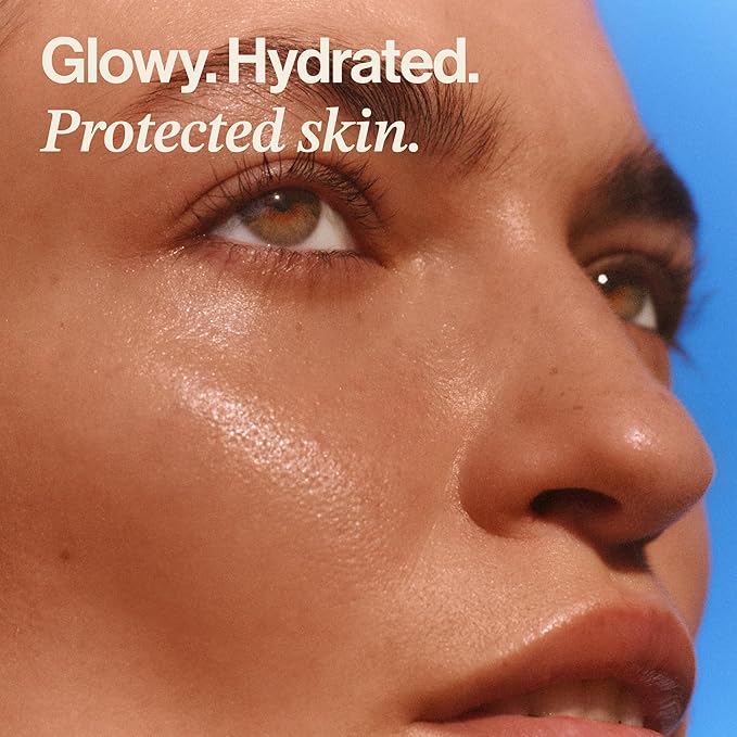 The One Warm Glow Daily Sun Cream SPF 30 – Hydrating Mineral Sunscreen for Face & Neck, Sensitive Skin Safe, with Zinc, Niacinamide, Squalane & Sea Buckthorn, 1 oz