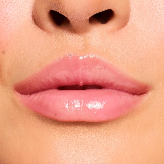 ColourPop Fresh Kiss Glossy Lip Balm - Hydrating Lip Care Enriched with Peptides, Hyaluronic Acid, Shea Butter & Vitamin E for an Ultra-Cushiony Formula - Cherry Glaze (0.49 oz)