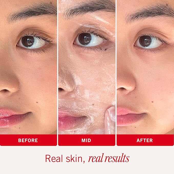 First Aid Beauty Ultra Gentle Cream-to-Foam Facial Cleanser – Makeup Removing Face Cleanser - Face Wash with Colloidal Oatmeal & Glycerin, for Sensitive, Acne & Blemish-Prone Skin, 6 oz