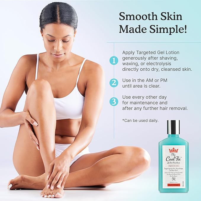 Shaveworks Get Smooth Duo, Post Waxing and Shaving Solution for Ingrown Hair, Razor Bumps and Razor Burns, The Cool Fix, 1 Fl Oz. and The Pearl Soufflé Shave Cream, 1 Fl Oz.
