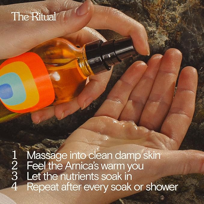 Bathing Culture, Organic Heat Wave Body Oil, Organic Body Oil for Women and Men, After Shower Moisturizer, Natural, Biodegradable, Sustainable, Vegan Personal Care, Nude Beach Scent, 4 fl oz, 118 ml