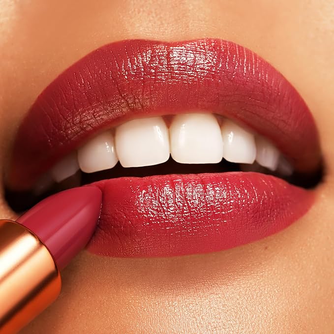 YENSA Vibrant Silk Hydrating Lip Stick - Long Lasting Lipstick with Hyaluronic Acid, Vitamin E & Super Oils - High Pigment Color & Semi Glossy Finish - Moisturizing Formula - Infinity (0.12 oz)