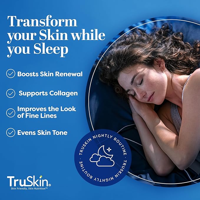 TruSkin Retinol Serum for Face – Gentle, Skin Friendly Anti-Aging Retinoid with Hyaluronic Acid, Cica & Vitamin E – Retinol Facial Serum for Smoother-Looking Skin & Improved Texture, 2 Fl Oz