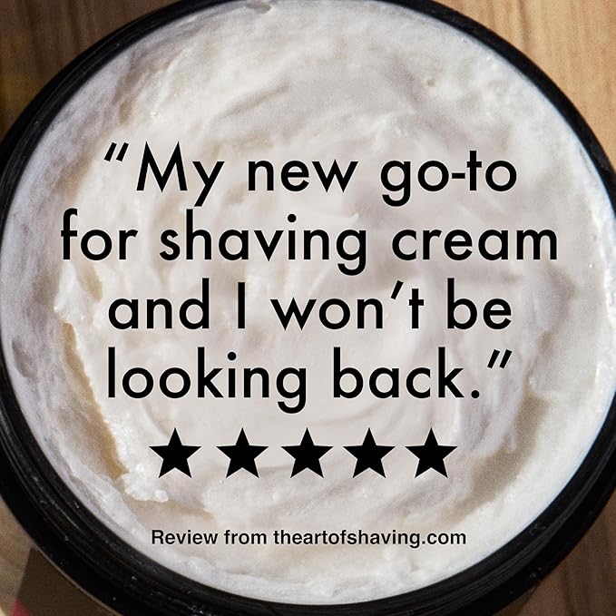 The Art of Shaving Icon Duo Kit – Unscented Shaving Cream (5 oz) and Shaving Brush – Prevents Shaving Burn for the Perfect Shave – Safe for Sensitive Skin