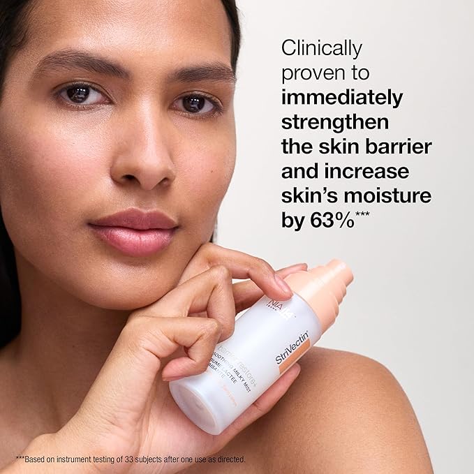 StriVectin Barrier Restore + Soothing Milky Face Mist with Ceramides + Hyaluronic Acid, Hydrating, Skin-Calming, Fragrance-Free, Turmeric, Spray-On Bottle