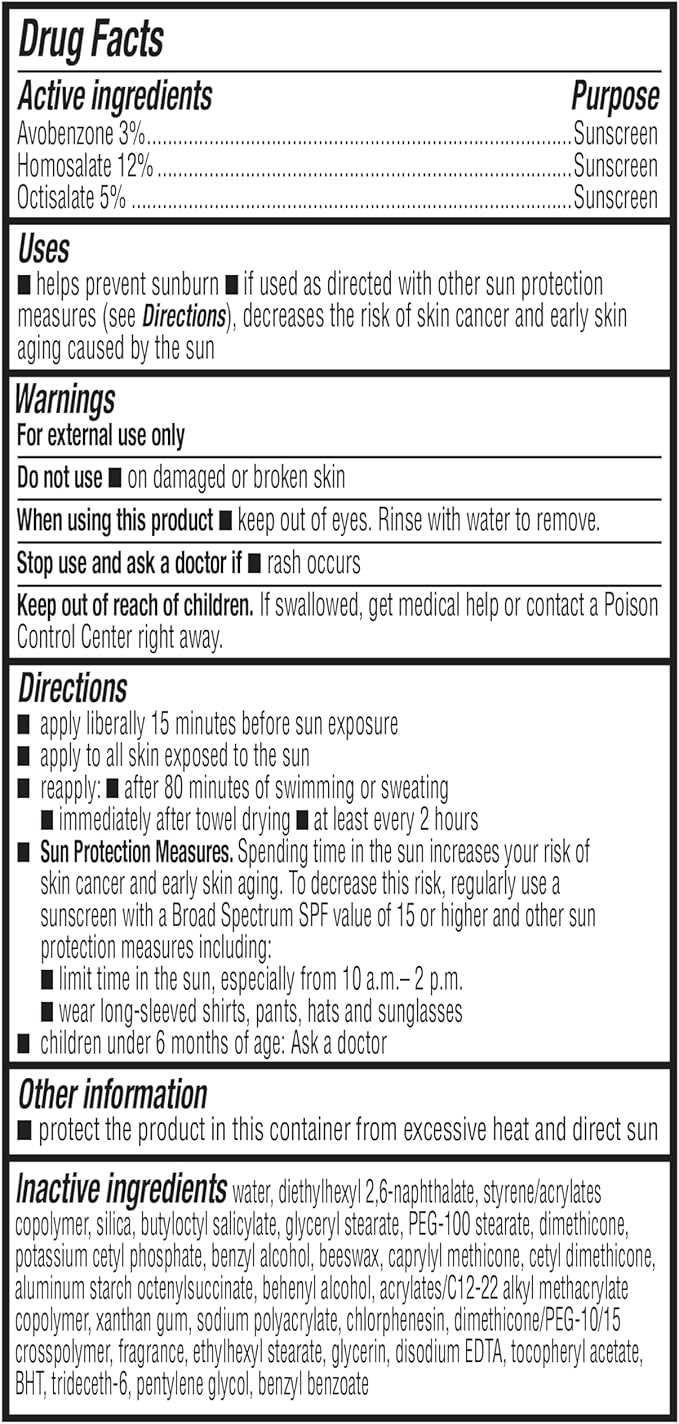 Amazon Basics Sheer Facial Sunscreen SPF 55, UVA/UVB Protection, Water Resistant (80min), Formulated without Octinoxate & Oxybenzone, 3 fl oz (Pack of 1) (Previously Solimo)