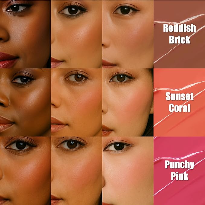 TOUCH IN SOL In My Heart Stick Blush (#Punch Pink) - Pink Cream Blush Stick for Korean Makeup, Lip & Cheek Multi-Use, Blendable Milk Blusher for Dewy Glow, Kbeauty (0.21 Oz)