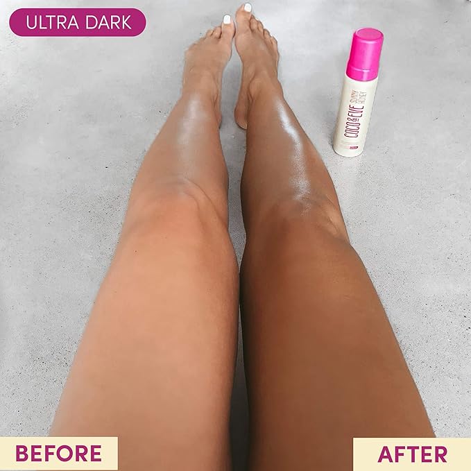Coco & Eve Sunny Honey Bali Bronzing Self Tanner Mousse - (Ultra Dark) All Natural Sunless Tanning Instant Lotion with Bronzer and Skin Moisturizer (6.7 fl oz)