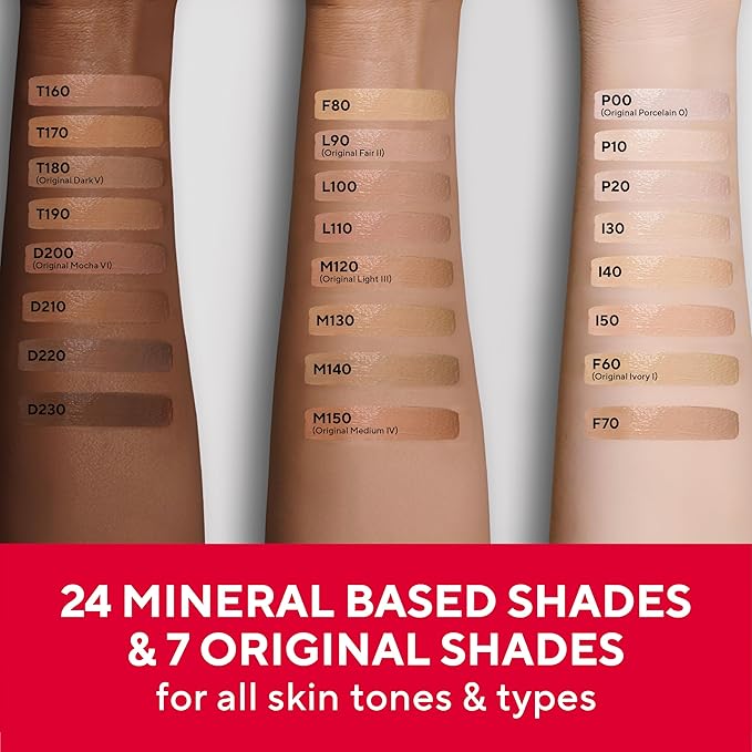 MIRABELLA - Invincible for All HD Liquid Foundation, Moisturizing Face Products for All Skin Types, Full-Coverage Lightweight Foundation Makeup, Moisturizing & Hydrating Beauty Care, Tan T160