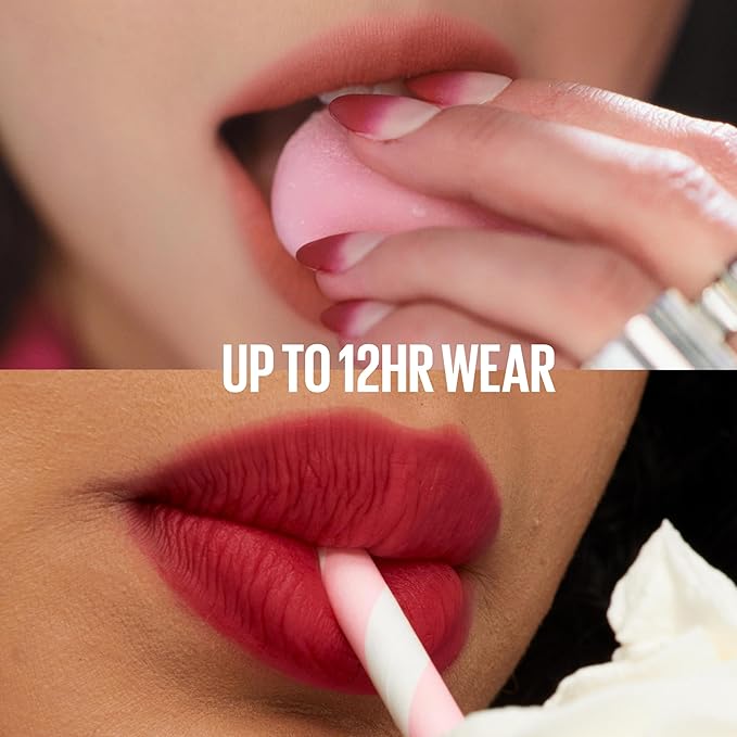 MAYBELLINE Super Stay Teddy Lip Tint, Long Lasting Matte Lipstick for Up To 12HR Wear, Faux Freckle, 1 Count