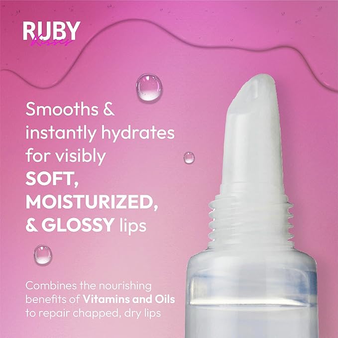 Ruby Kisses Hydrating Lip Oil Clear RLO01 (1 PACK)