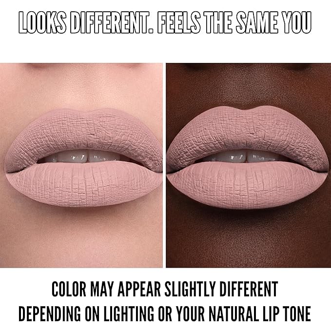 Mynena Soft Pink Nude Matte Liquid Lipstick | Long-Lasting Comfort | Smudge-Proof Transfer-Resistant Vegan & Cruelty-Free | Full Coverage Non-Drying True Pigment | All-Day Wear Lip Color | Grace