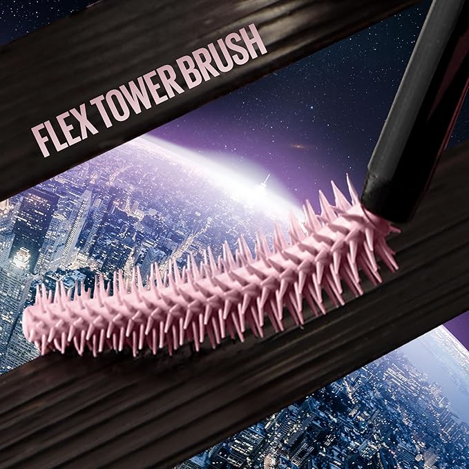 Maybelline Lash Sensational Sky High Waterproof Mascara Makeup, Volumizing, Lengthening, Defining, Curling, Multiplying, Buildable Formula, Very Black, 1 Count