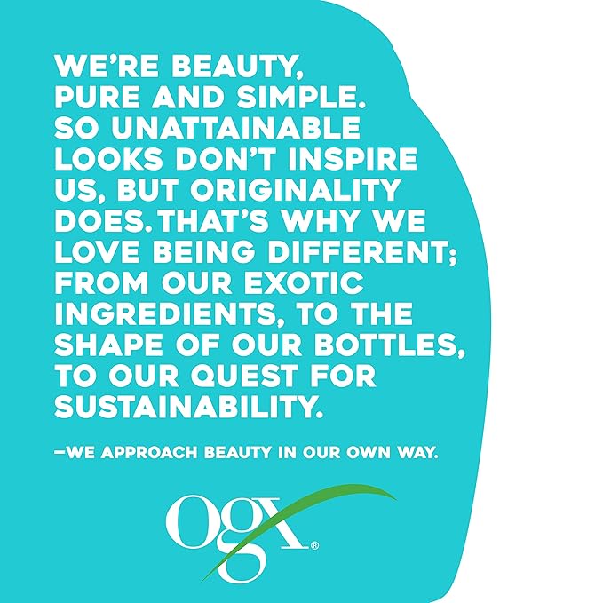 OGX Sensitive + Rose Water & Pink Sea Salt Exfoliating Body Scrub + Rose Quartz, Gentle Exfoliating Daily Body Wash Softens Skin, Body Scrub for Women, Sulfate-Free Surfactants, 19.5 fl oz (Pack of 3)