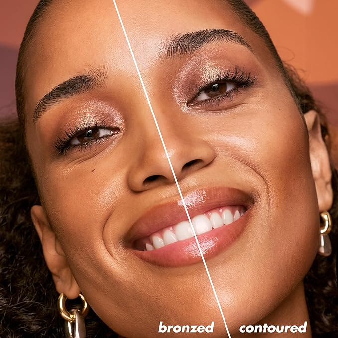 e.l.f. Camo Liquid Bronzer & Contour, Silky Highly Pigmented Formula, Creates a Long-Lasting Bronzed Glow & Natural Look, Vegan & Cruelty-Free, 7 Tan/Deep