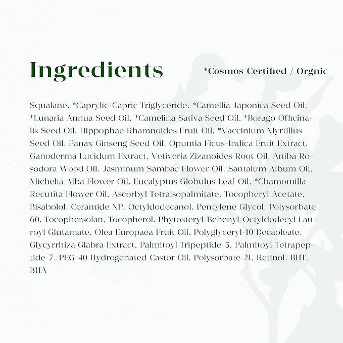 Organic Anti Aging Face Oil, 100% Natural Hydrating Brightening Serum, Squalane + Sea Buckthorn + Rosehip Oil, Vitamin E, Retinol, Antioxidant Gua Sha Oil for Sensitive & Dry Skin