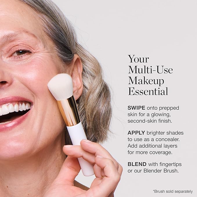 Ogee Sculpted Complexion Foundation Stick (Juniper 3.75W - Medium Light Tan, Olive Undertones) Full Coverage Foundation Makeup - Instantly Balance & Even Complexion - 70% Organic Ingredients