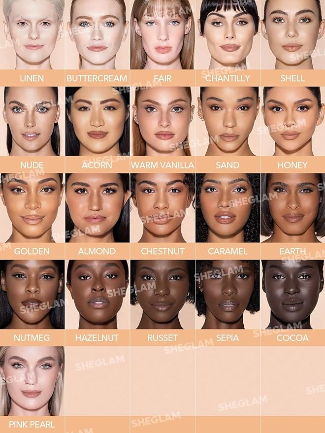 SHEGLAM Complexion Boost Concealer Sponge-Head Applicator Matte Liquid Concealer Long Lasting Brightening Color Corrector Weightless All-Day Long Lasting Hydrating Concealer-Earth