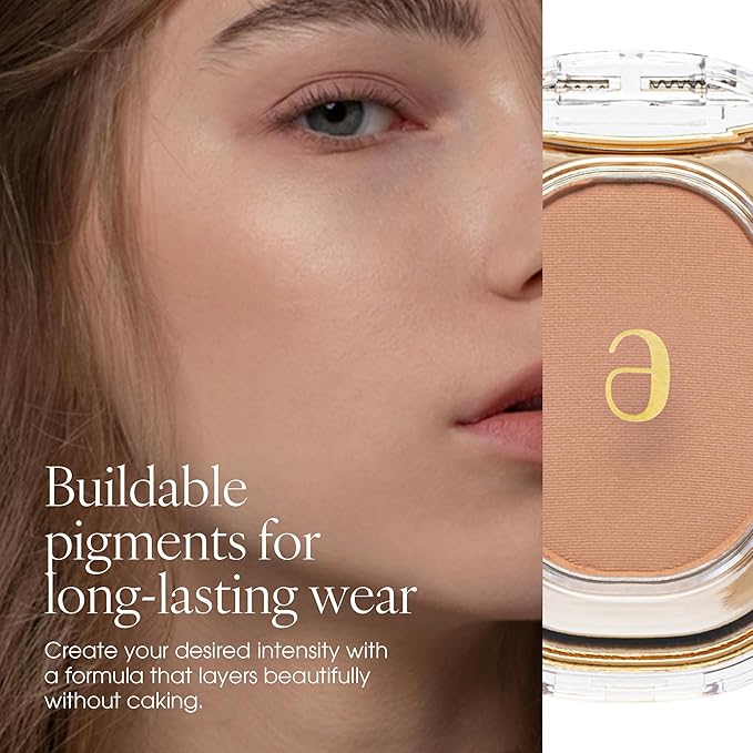 STEP BASIC 222 COCOA BEIGE, Longwear Eyeshadow Single, High-Pigment Eye Shadow Compact, Smooth & Blendable Colors, Crease-free (1.7g, 0.004 oz.)