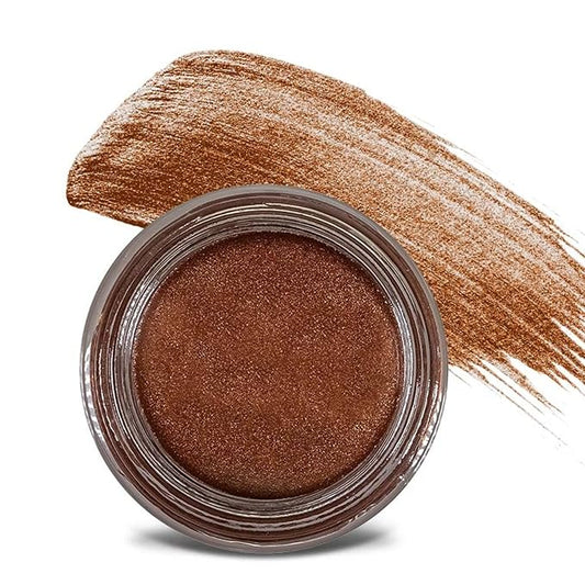 Mommy Makeup Any Wear Creme Eyeshadow - Waterproof, Crease-Proof, Long Lasting, High Pigment, Oil-free - Cream to Powder for Eyes, Cheeks & Lips (Hot Fudge)