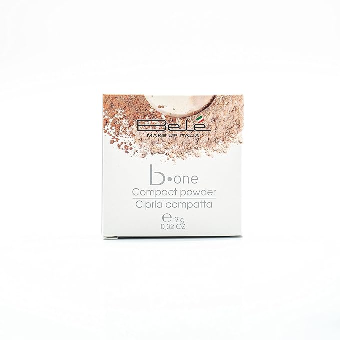 Belé MakeUp Italia B.One Compact Powder (Tobacco) (Made in Italy)