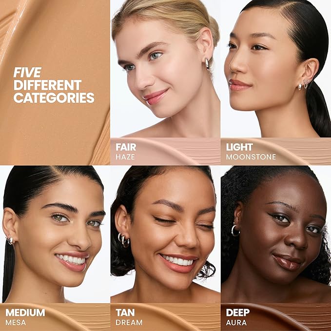Wonderskin Hyper-Bond Serum Foundation – Waterproof, Transfer-Proof, 24HR Longwear Face Makeup with Niacinamide & Hyaluronic Acid – Lightweight, Natural Finish, Vegan & Cruelty-Free (Dream)