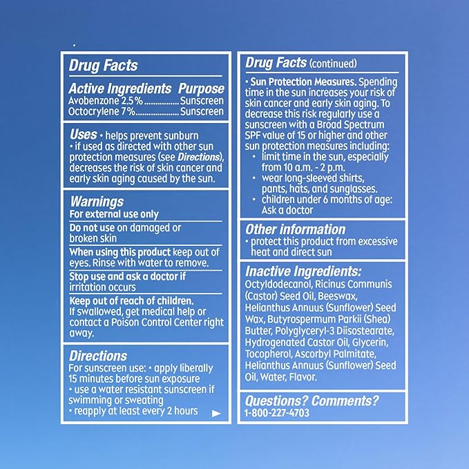 NIVEA Smoothness Lip Care, Sunscreen Lip Balm with SPF 15 Broad Spectrum, Shea Butter, Nourishing Oils and Vitamin C & E, 3-in-1 Moisture, Repair and Sunscreen, 0.17 Oz Stick, Pack of 4