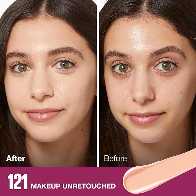 Maybelline Instant Age Rewind Eraser Dark Circles Treatment Multi-Use Concealer, 121, 1 Count (Packaging May Vary)