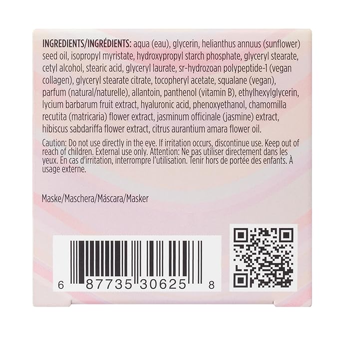 Pacifica Vegan Collagen Plumping Jelly Mask – Overnight Hydrating Face Mask with Vegan Collagen, Squalane & Hyaluronic Acid, Deep Moisture for Plump, Dewy Skin, Glass Skin Glow, Clean Beauty Skincare