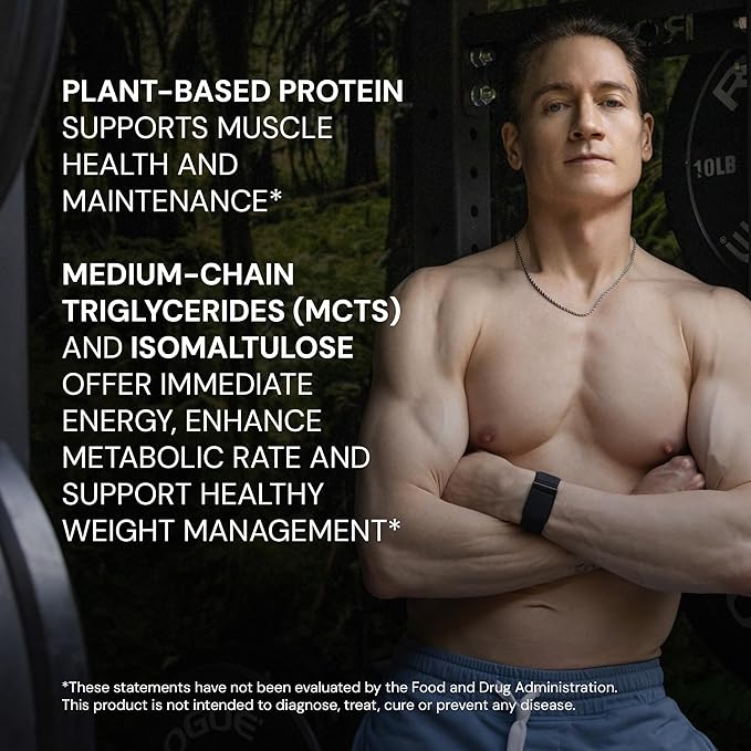 Blueprint by Bryan Johnson Vegan Protein Meal Replacement – Plant Based Hemp Protein with 27g Protein Per Serving – Low Calorie, Flavored Protein for Women & Men – Dairy Free – 15 Servings - Vanilla