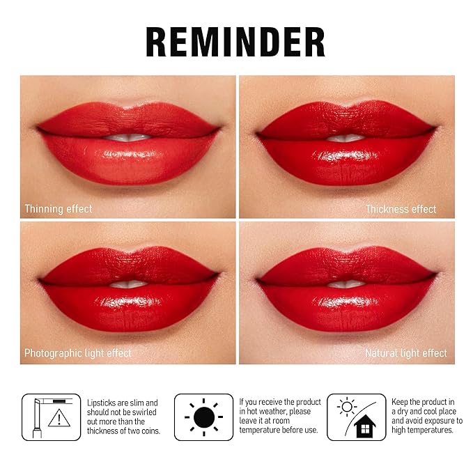 MAKI YIKA Moisture Dark Berry Lipstick for Women Hydrate Lip Gloss for Dry Cracked Lips Weightless Glossy Lip Color Juicy Finish,MA049 Blush Berry