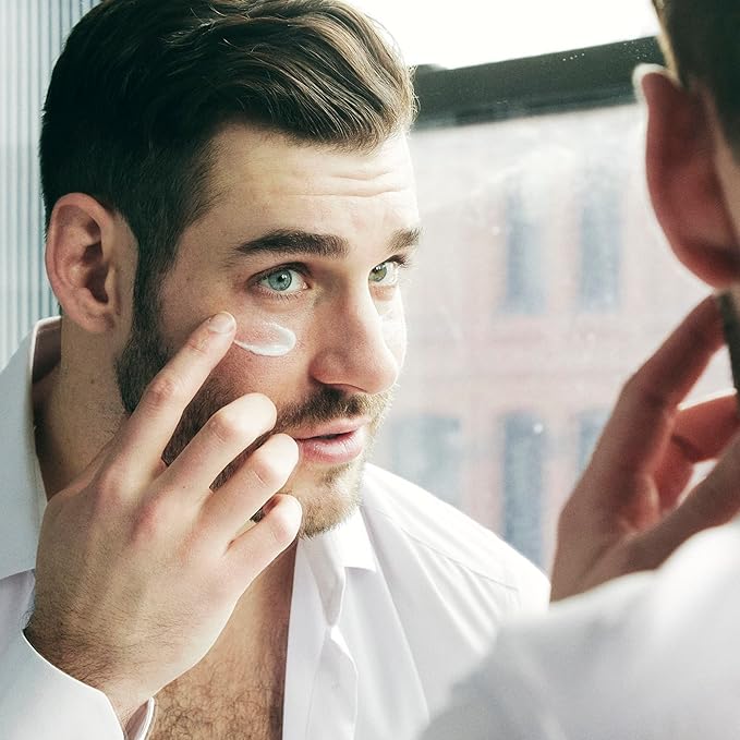 Brickell Men's Ultimate Anti-Aging Routine, Anti-Wrinkle, Night Face Cream and Eye Cream to Reduce Puffiness, Wrinkles, Dark Circles, Under Eye Bags, Natural and Organic, Unscented