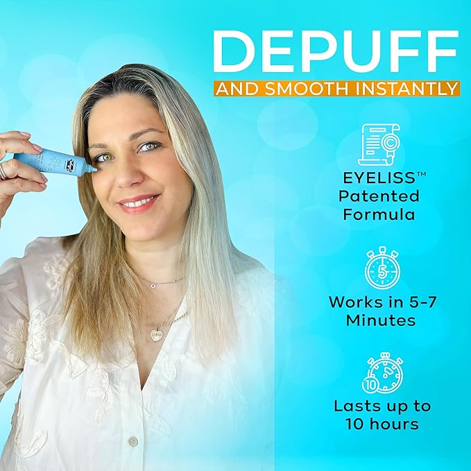 SEAMANTIKA Under Eye Cream with Collagen for Puffiness and Bags – 0.8 Fl Oz | Fast-Acting Eye Tightening Treatment for Wrinkles, Puffiness & Fine Lines | Lifts and Firms Under-Eye Area in Minutes