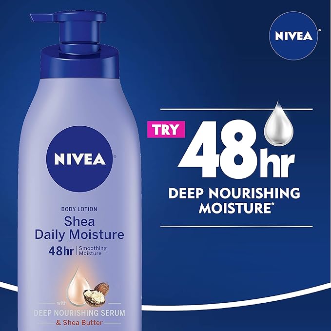 NIVEA Shea Daily Moisture Body Lotion 6.8 fl. oz. Bottle