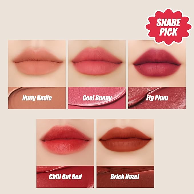 Touch in Sol Vegan Again Blur Core Lip Tint (#Fig Plum) - Long Lasting, High Pigment Velvet Matte Lip Stain – Lightweight Smooth Blur Finish